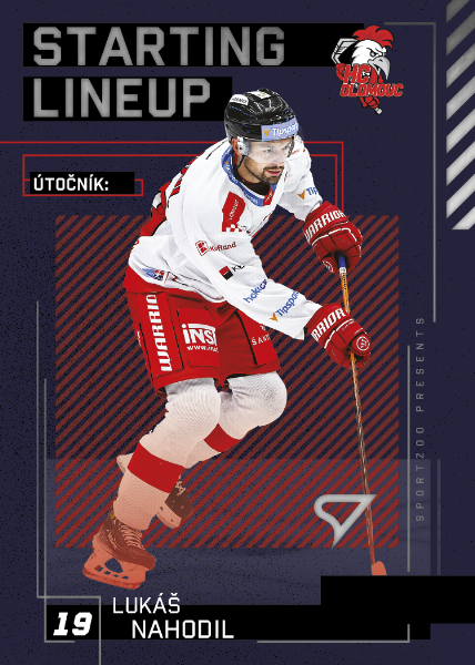 Nahodil Lukáš 23-24 Tipsport Extraliga Starting Lineup #SL-47