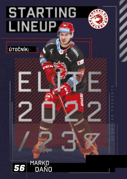 Daňo Marko 23-24 Tipsport Extraliga Starting Lineup #SL-90