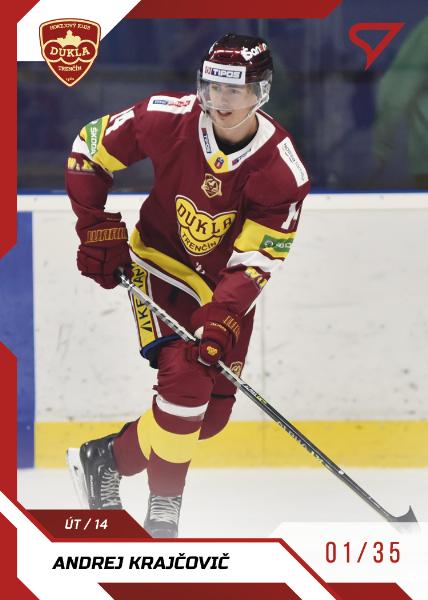 Krajčovič Andrej 22-23 Tipos Extraliga Red #174