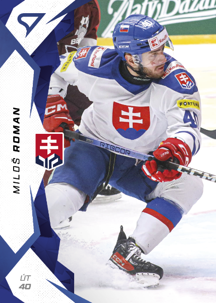 Roman Miloš 2025 Hokejové Slovensko Blue #55