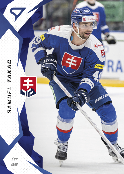 Takáč Samuel 2025 Hokejové Slovensko Blue #60