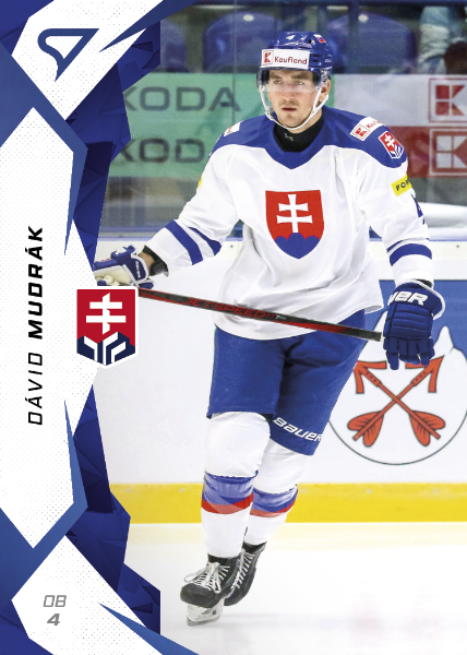 Mudrák Dávid 2025 Hokejové Slovensko Blue #19