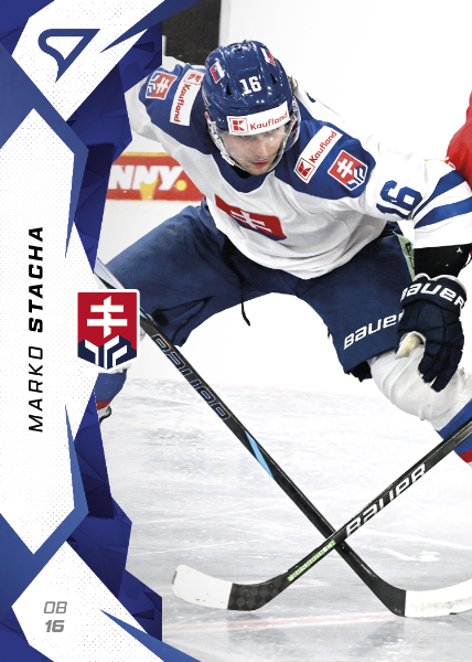 Stacha Marko 2025 Hokejové Slovensko Blue #23