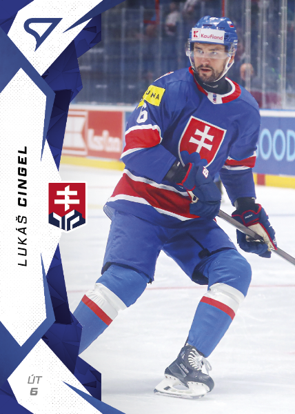 Cingel Lukáš 2025 Hokejové Slovensko Blue #29