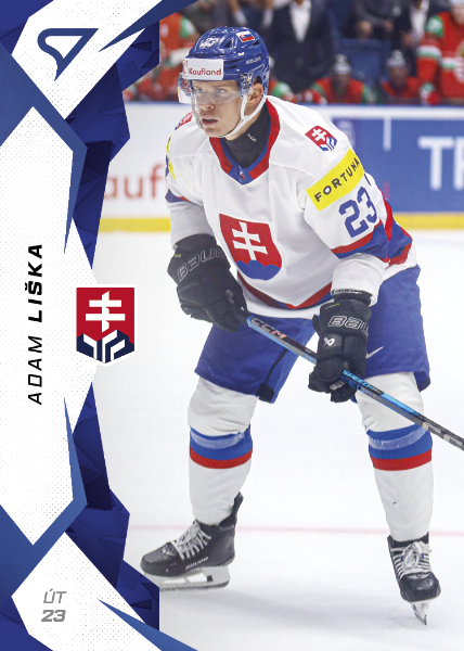 Liška Adam 2025 Hokejové Slovensko Blue #47