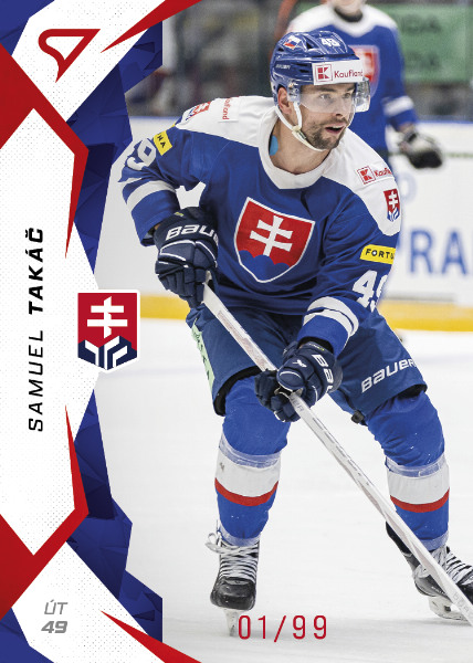 Takáč Samuel 2025 Hokejové Slovensko Red #60