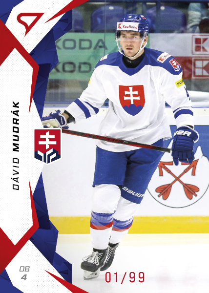 Mudrák Dávid 2025 Hokejové Slovensko Red #19