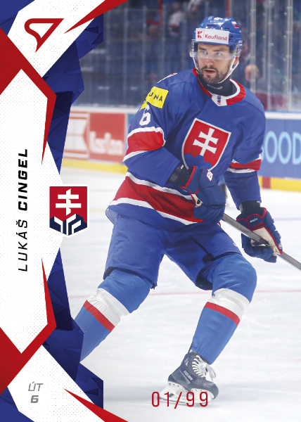 Cingel Lukáš 2025 Hokejové Slovensko Red #29