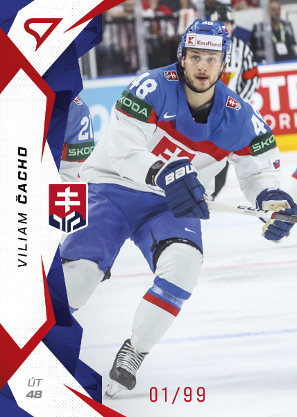 Čacho Viliam 2025 Hokejové Slovensko Red #30