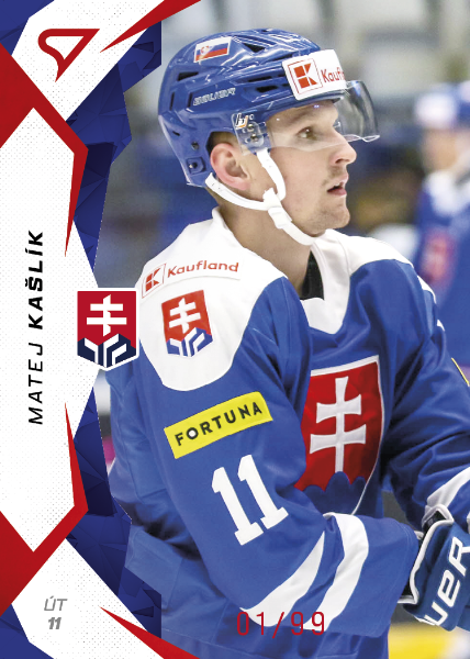 Kašlík Matej 2025 Hokejové Slovensko Red #40