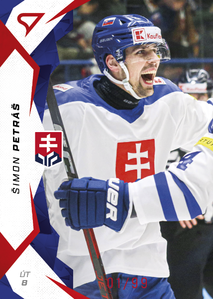 Petráš Šimon 2025 Hokejové Slovensko Red #50