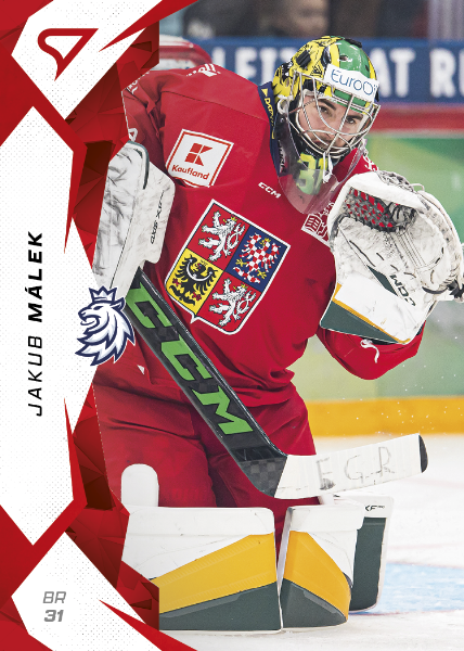 Málek Jakub 2025 Hokejové Česko Red #4
