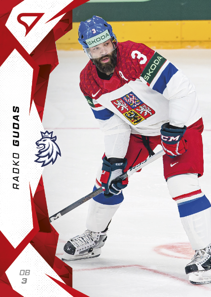 Gudas Radko 2025 Hokejové Česko Red #12