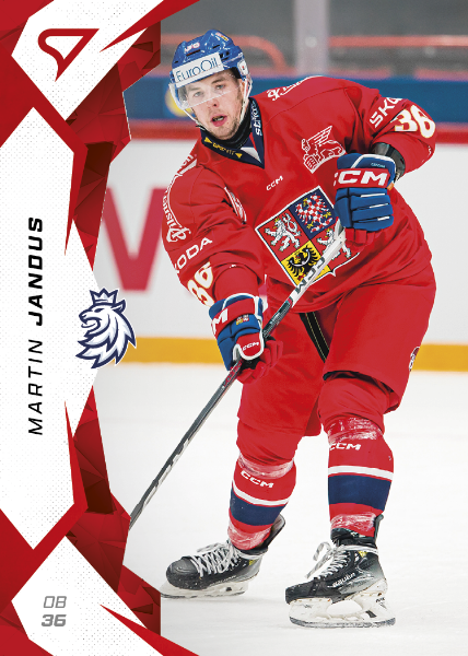 Jandus Martin 2025 Hokejové Česko Red #14