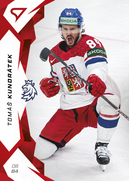 Kundrátek Tomáš 2025 Hokejové Česko Red #20