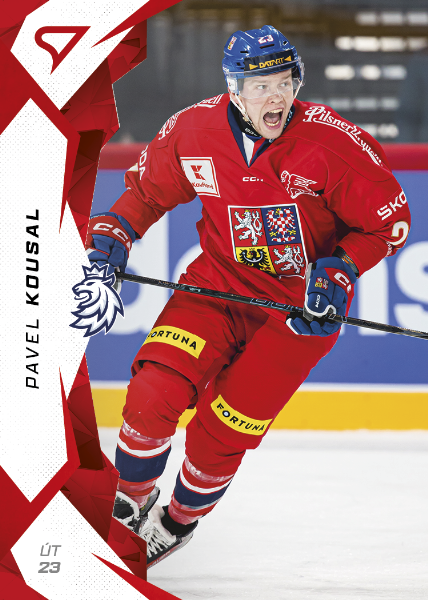 Kousal Pavel 2025 Hokejové Česko Red #44