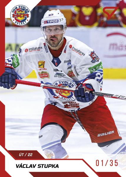 Stupka Václav 22-23 Tipos Extraliga Red #51