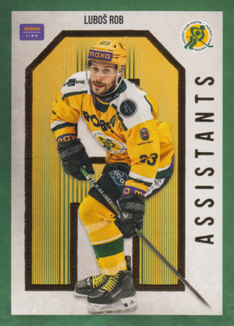 Rob Luboš 24-25 GOAL Cards Maxa liga Assistants #AS-02