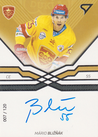 Bližňák Mário 18-19 Tipsport Liga Autograph #4