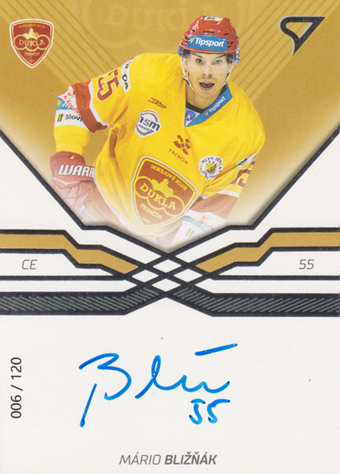 Bližňák Mário 18-19 Tipsport Liga Autograph #4