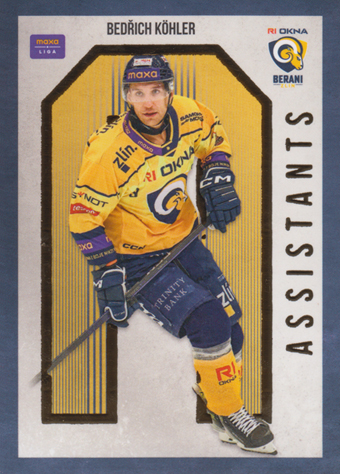 Köhler Bedřich 24-25 GOAL Cards Maxa liga Assistants #AS-08