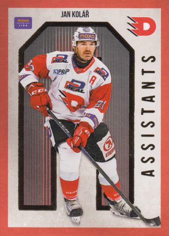 Kolář Jan 24-25 GOAL Cards Maxa liga Assistants #AS-12