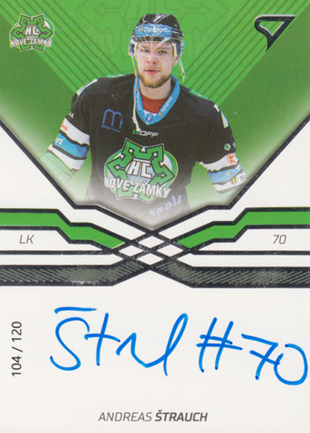Štrauch Andreas 18-19 Tipsport Liga Autograph #18