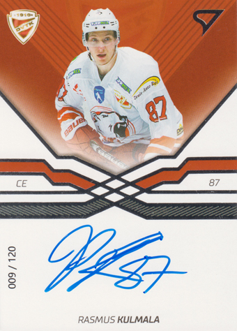 Kulmala Rasmus 18-19 Tipsport Liga Autograph #22