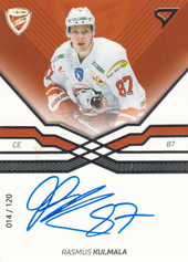 Kulmala Rasmus 18-19 Tipsport Liga Autograph #22