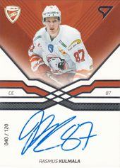Kulmala Rasmus 18-19 Tipsport Liga Autograph #22