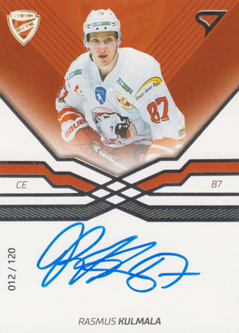 Kulmala Rasmus 18-19 Tipsport Liga Autograph #22