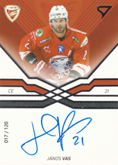 Vas János 18-19 Tipsport Liga Autograph #23