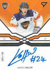 Kollár Andrej 18-19 Tipsport Liga Autograph #26