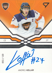 Kollár Andrej 18-19 Tipsport Liga Autograph #26