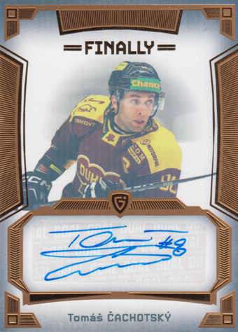 Čachotský Tomáš 23-24 GOAL Cards Finally Autograph Gold #A-44