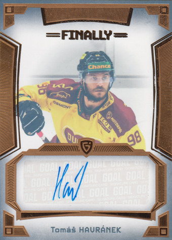 Havránek Tomáš 23-24 GOAL Cards Finally Autograph Gold #A-45