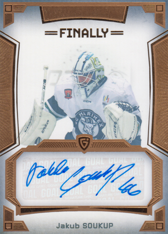 Soukup Jakub 23-24 GOAL Cards Finally Autograph Gold #A-57