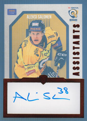 Salonen Aleksi 24-25 GOAL Cards Maxa liga Assistants Auto #AS-07