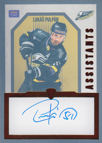 Pulpán Lukáš 24-25 GOAL Cards Maxa liga Assistants Auto #AS-13