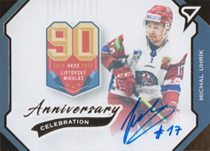 Uhrík Michal 21-22 Tipos Extraliga Anniversary Celebration Auto #AC-16