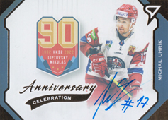 Uhrík Michal 21-22 Tipos Extraliga Anniversary Celebration Auto #AC-16