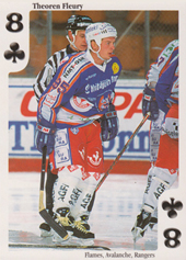Fleury Theoren 99-00 Cardset Aces High #8C