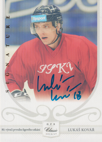 Kovář Lukáš 17-18 OFS Classic Anniversary Signature #VIT-05