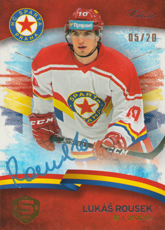 Rousek Lukáš 19-20 OFS Classic 116 let Sparťanského hokeje Signature #1