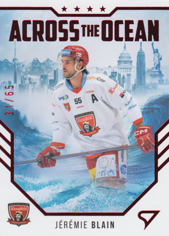 Blain Jérémie 23-24 Tipsport Extraliga Across the Ocean Red #AO-03