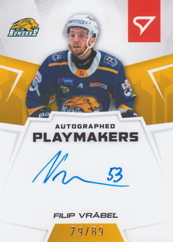 Vrábeľ Filip 24-25 Slovenská hokejová liga Autographed Playmakers #AP-FV