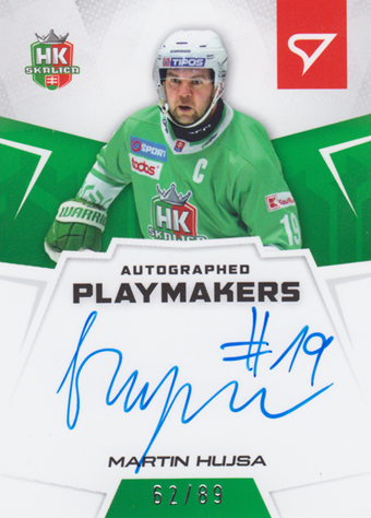 Hujsa Martin 24-25 Slovenská hokejová liga Autographed Playmakers #AP-HU