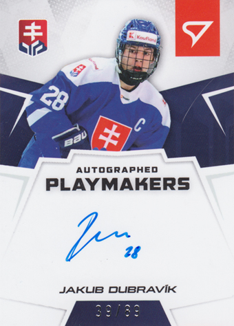 Dubravík Jakub 24-25 Slovenská hokejová liga Autographed Playmakers #AP-JD