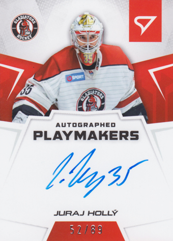 Hollý Juraj 24-25 Slovenská hokejová liga Autographed Playmakers #AP-JH