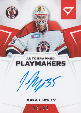 Hollý Juraj 24-25 Slovenská hokejová liga Autographed Playmakers #AP-JH